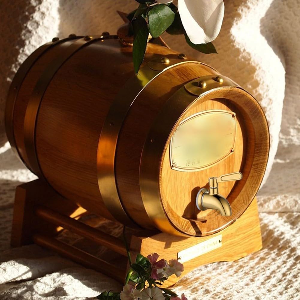 Zoegneer Grifo de vino dorado, acero inoxidable 304, 16 mm