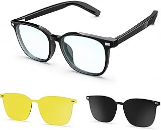 BZOO Flex 3-in-1 Smart Glasses with Bluetooth Audio, Photochromic & Anti-Blue Light Lenses, Waterproof TR90 Frame, Touch C... Price In India