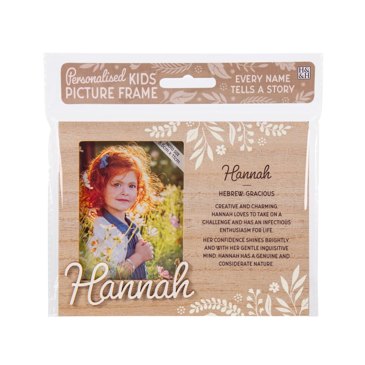 History & Heraldry Dark/Light Named Photo Frames (Hannah)