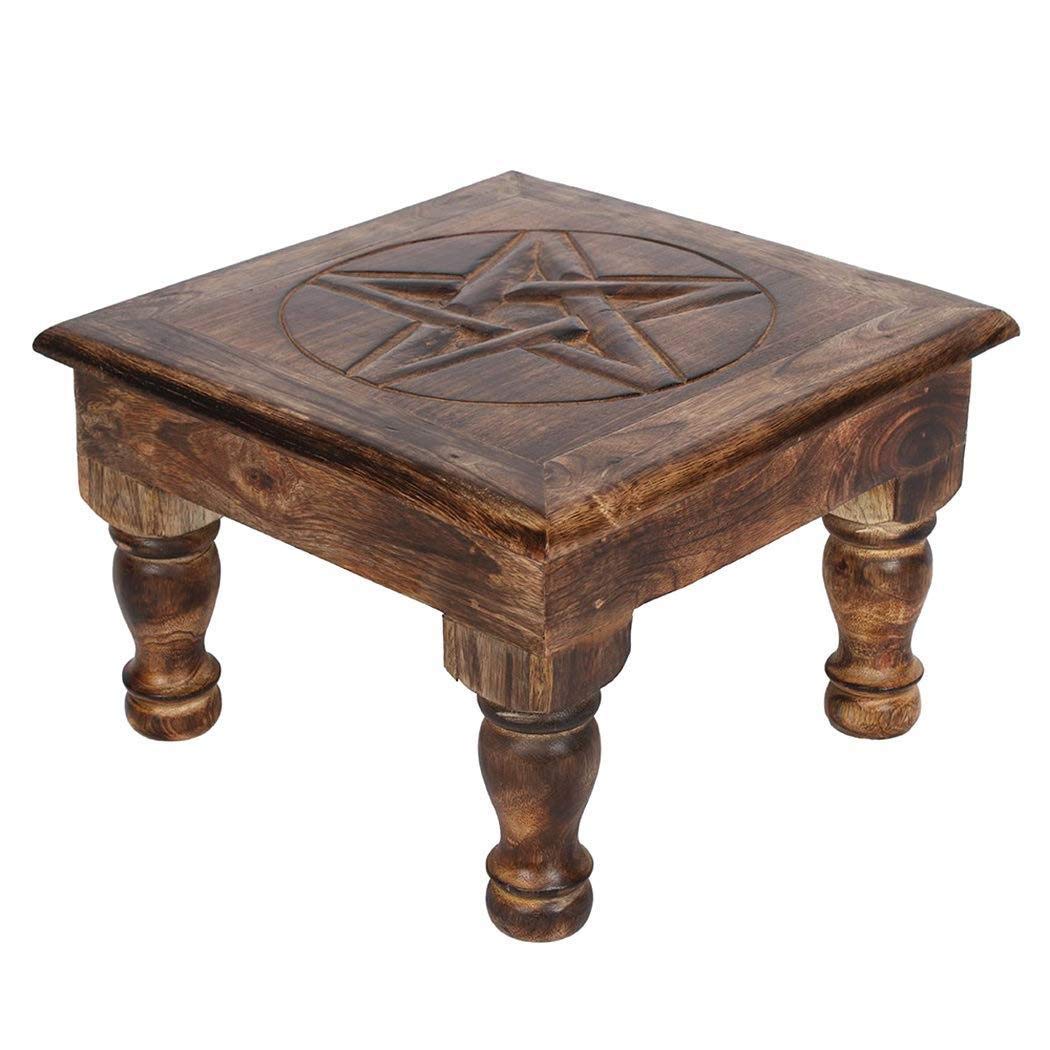 Blue Pirate Pentagram Altar Table
