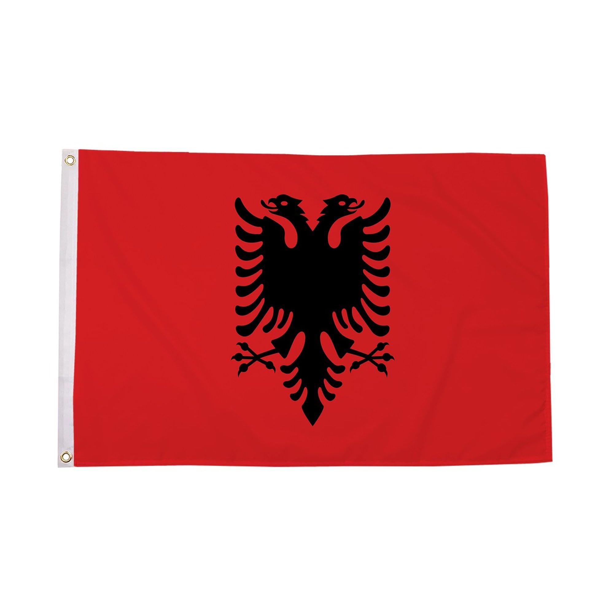 Flagtex Albania Flag Large 8ft x 5ft (240cm x 150cm) - Giant Albanian National Flag for Outdoor Display, Weather Resistant European Country Banner, Sports Events