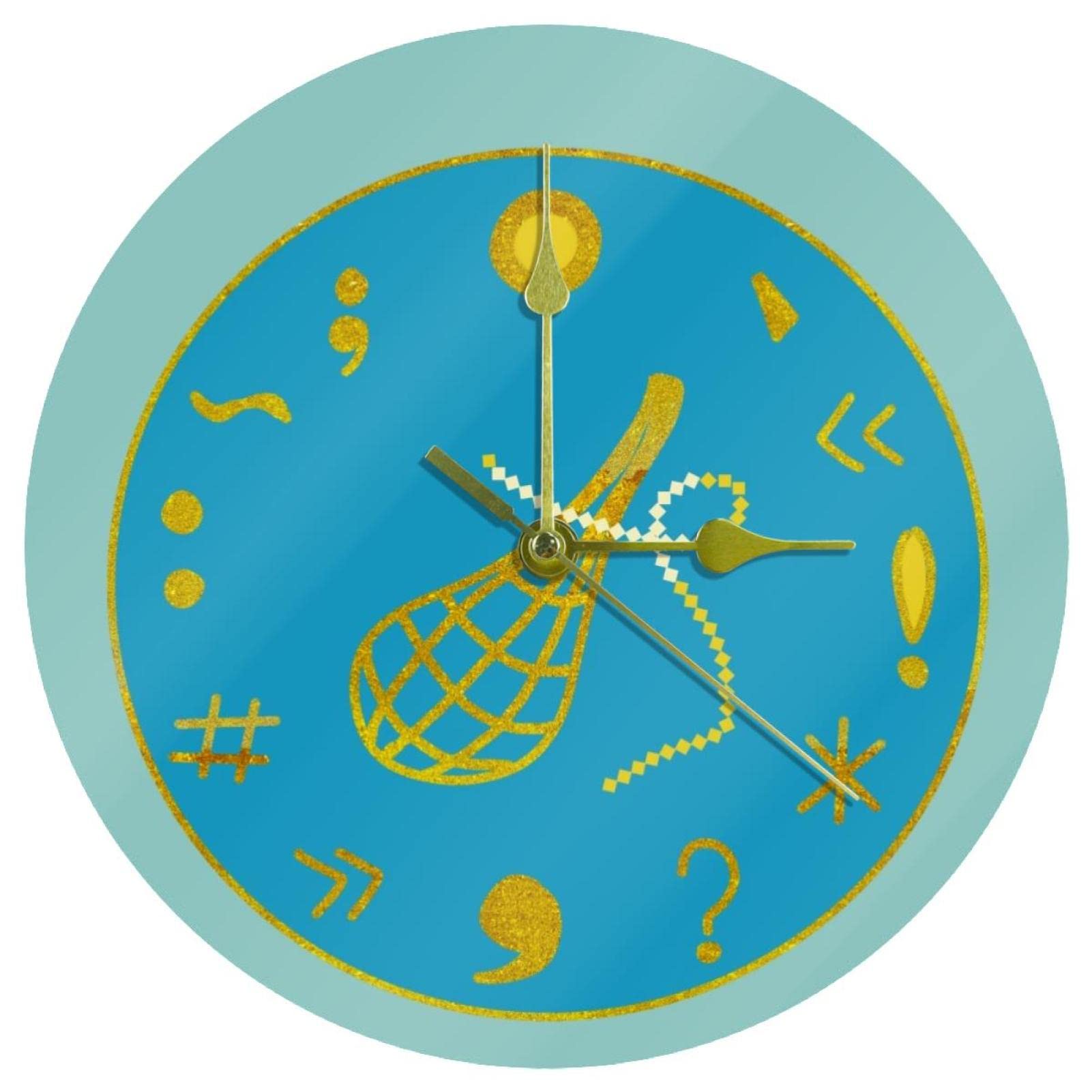 Horloge murale acrylique silencieuse éliminant les bruits de tic-tac