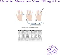 Vista 3 de BORUO Anillo de plata de ley 925, anillos apilables de eternidad retorcidos de 0.079 in, tamaño 4-12