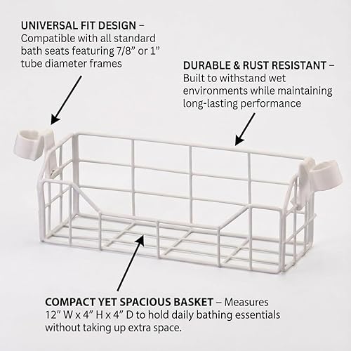 Miniatura 4 de Cesta de asiento de baño - 1 cada uno - 9605-R