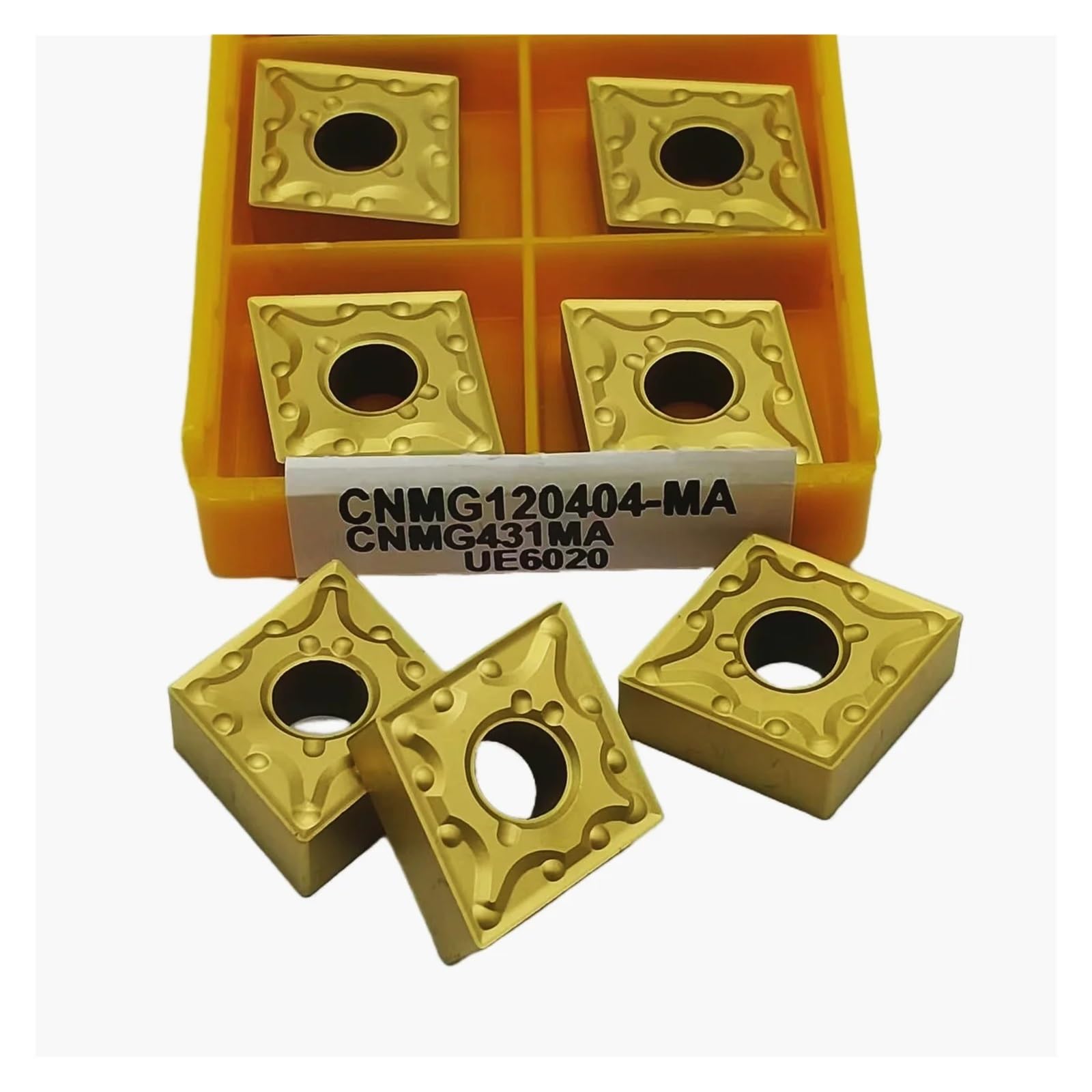 Inserts CNMG120404 contre la casse d'outil pour usinage sur tour traditionnel