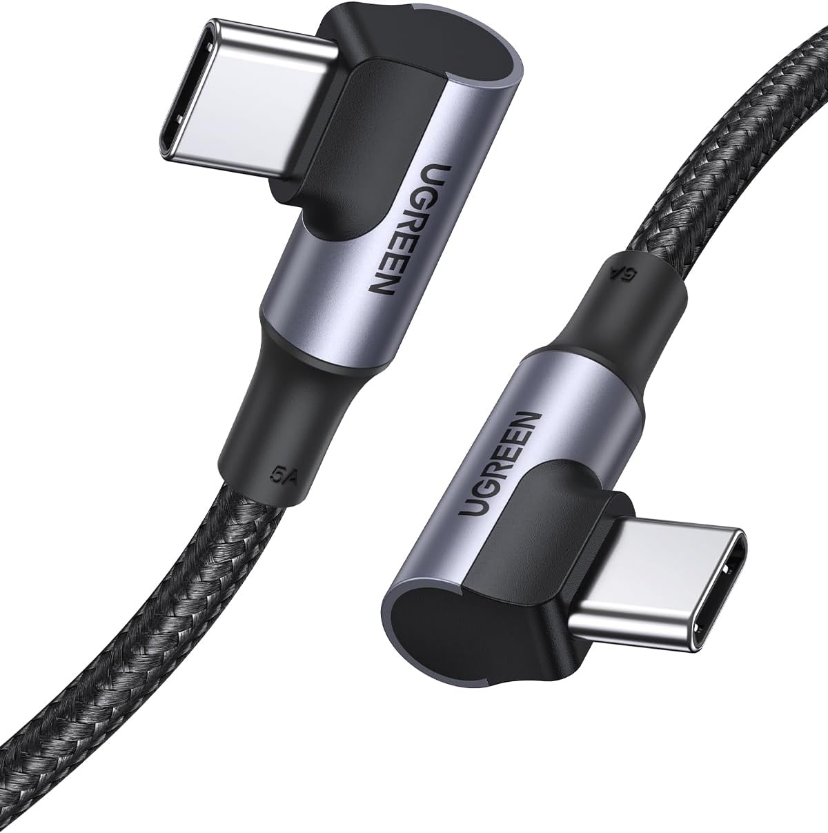 Prolunga Type C Maschio Femmina Prolunga USB-C Angolata 90 Gradi - Cavo Corto 0.3m Per Dati E Ricarica PD, Maschio/femmina Cavo Prolunga Tipo C