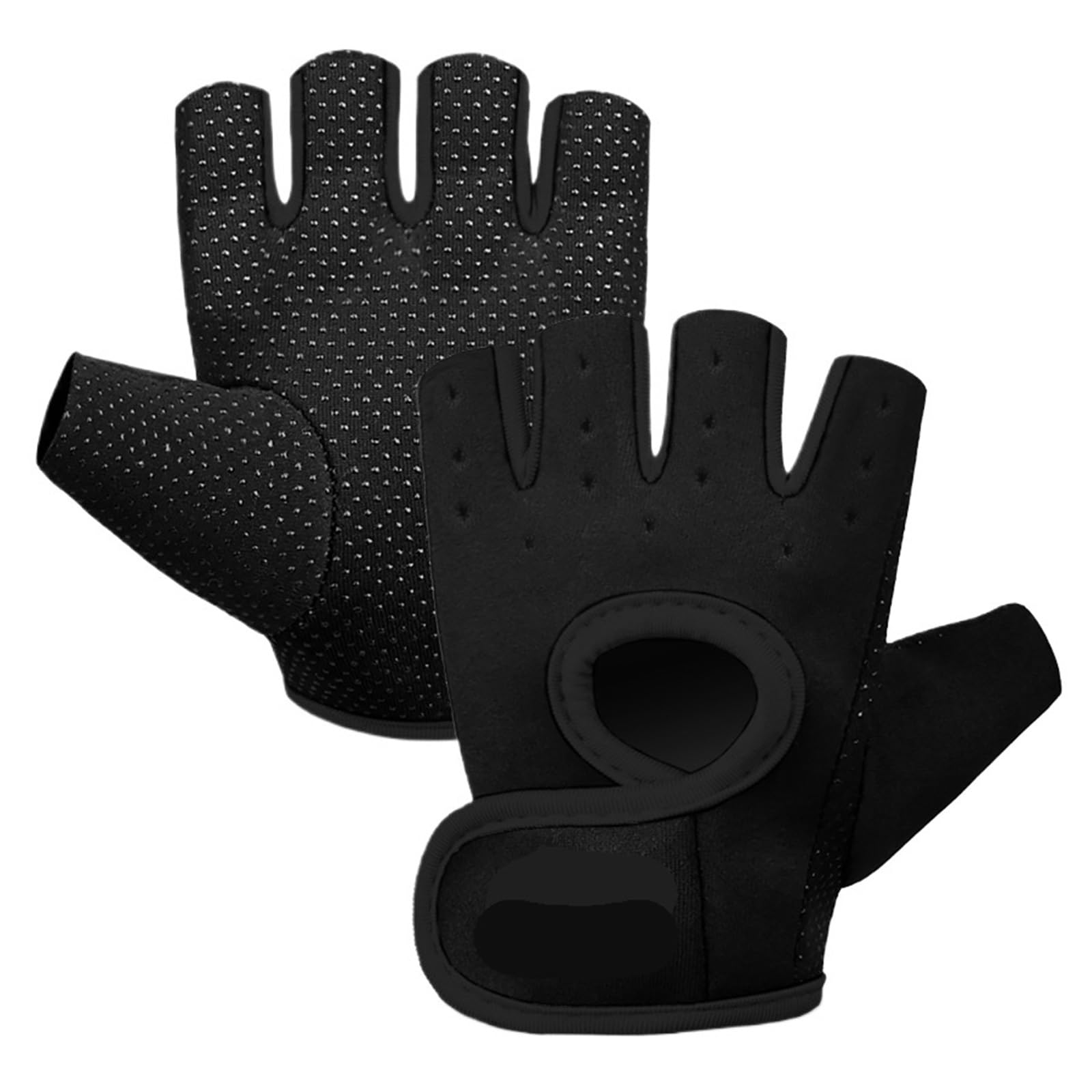 Guantes de silicona antideslizantes resistentes al sudor para fitness intenso