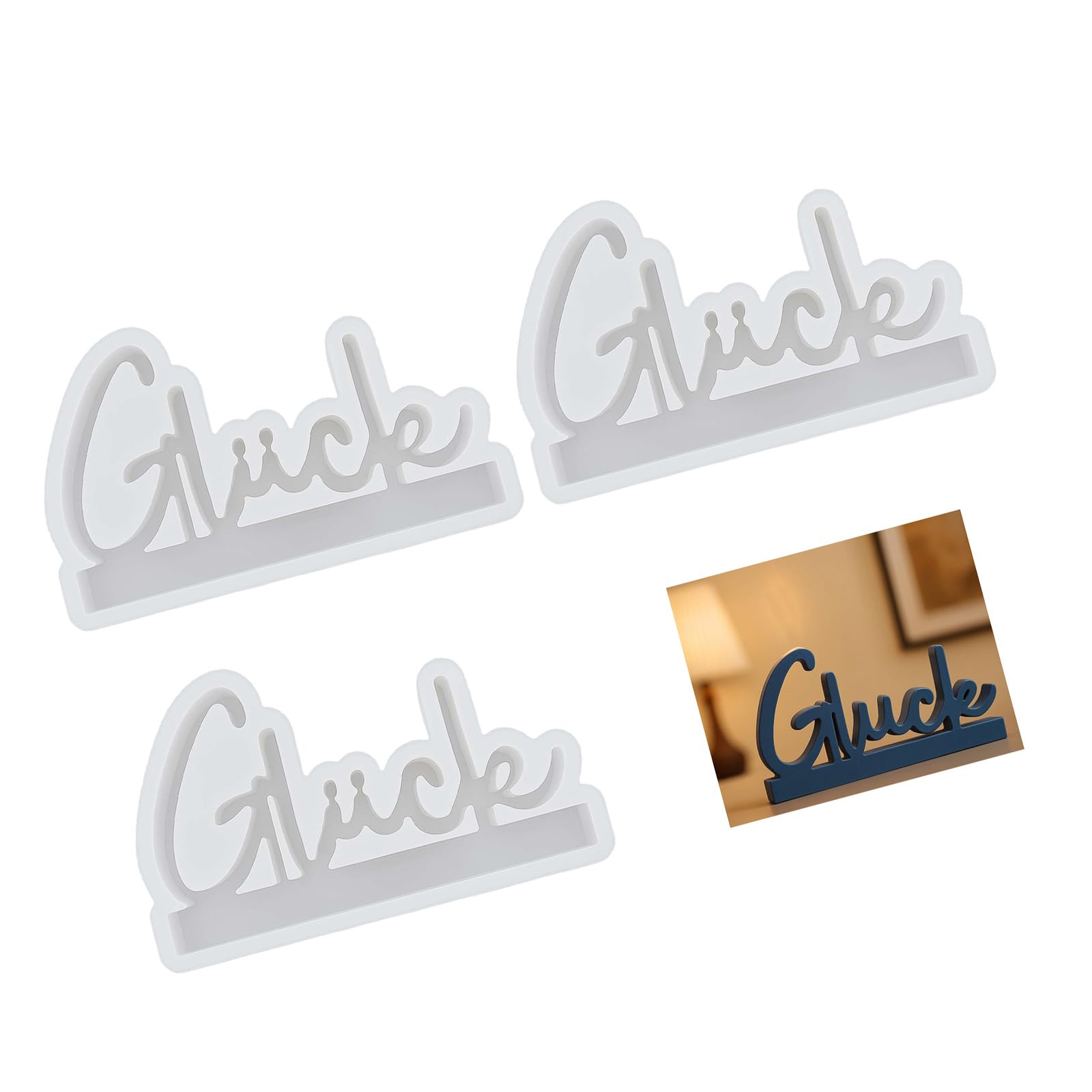 Alksubbm Flexible Letter Silicone for Crafting in Soaps Chocolates Flexible