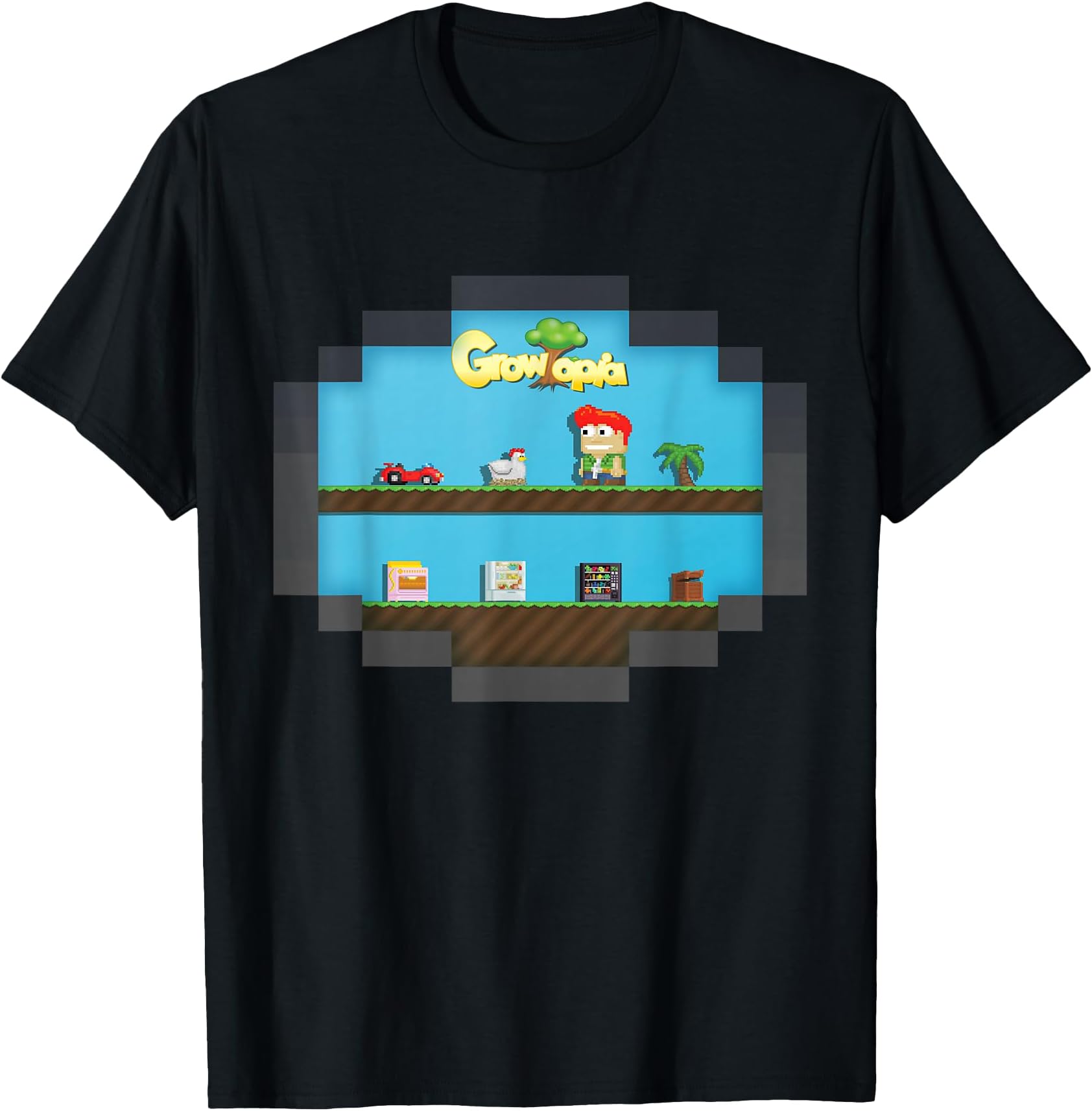 Official Growtopia Merchandise Into the game T Shirt T-Shirt