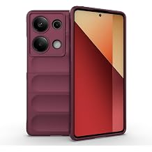 ESTH  Liquid Silicone Case for Xiaomi Redmi Note 13 Pro 4G/Poco M6 Pro 4G with Anti-Germ Protection, Soft Microfiber Lining, High Resilience Gel Rubber Full Body Shockproof Cover, Dark purple