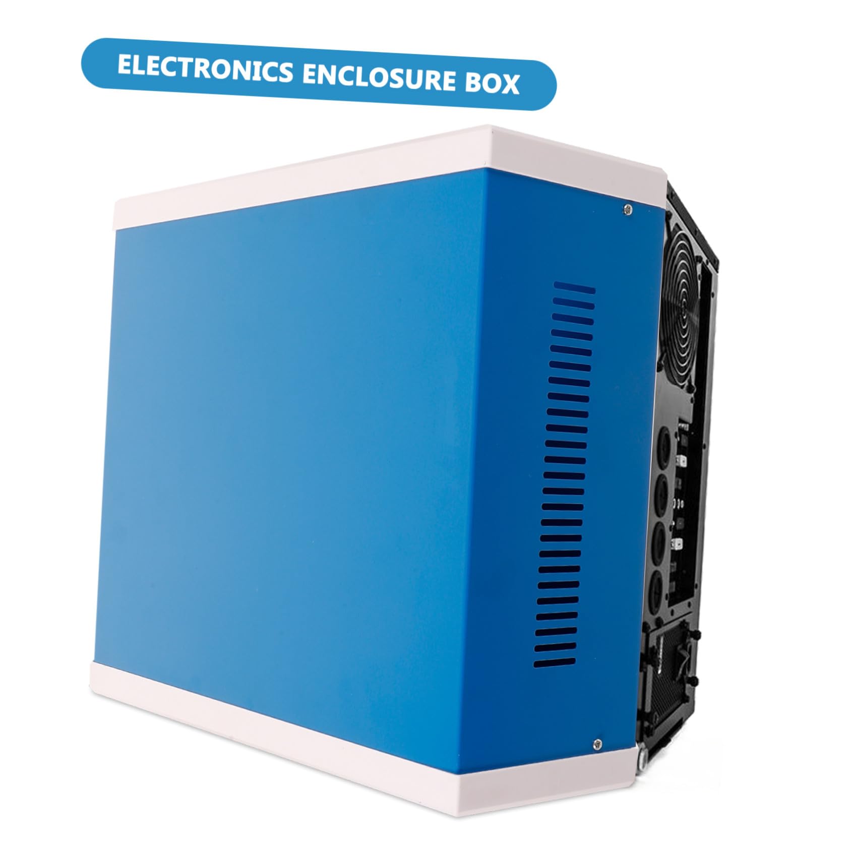 Scatola Elettrica in Ferro Blu Resistente alle Intemperie per Protezione Strumenti Elettronici Aspetto Semplice ed Elegante da Esterno