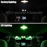 Vista 3 de XtremeVision LED interior para Honda Civic SI solo 2001-2005 (7 piezas) kit de LED interior verde + herramienta de instalación