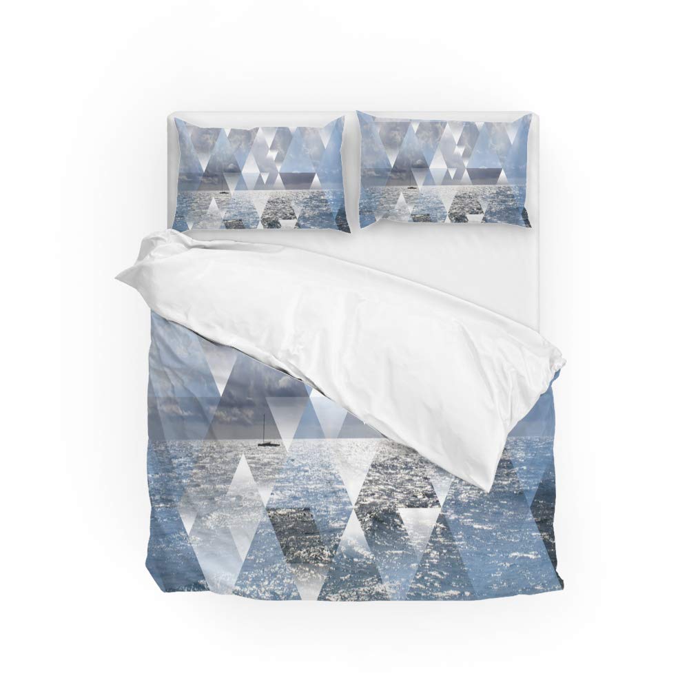 Housse de couette et 2 taies d'oreiller dorées et noires premium