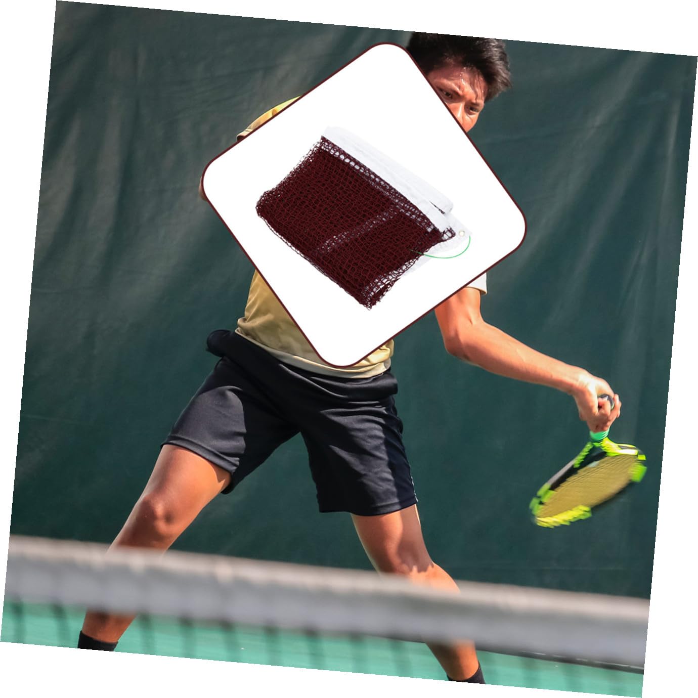 TOYANDONA Rete Da Badminton Portatile Per Esterni Dimensioni Standard Materiale Durevole Per Gioco Su Erba o Superfici Piane