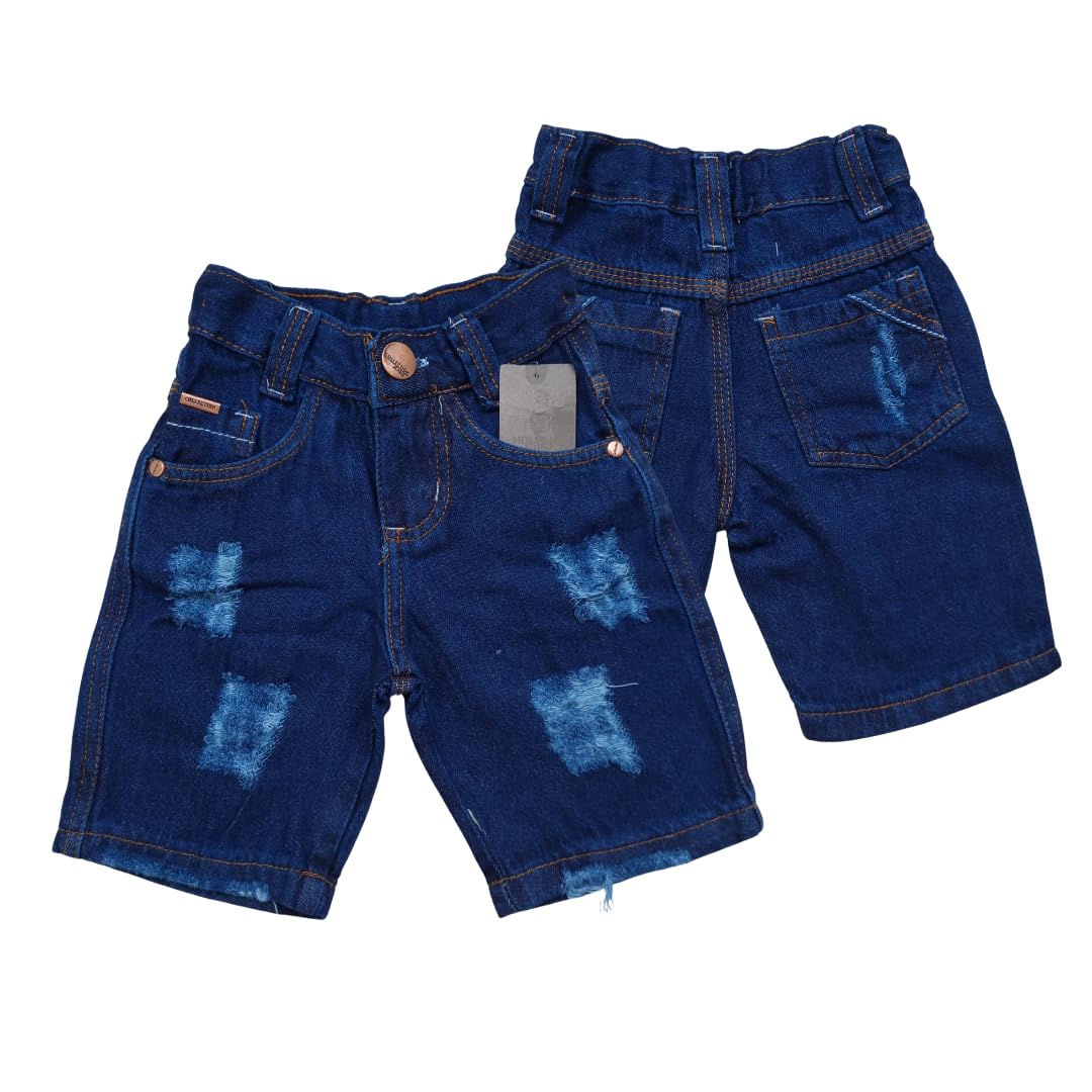 Bermuda Jeans Rasgada Infantil e Juvenil Menino, Lavagem Azul Clara e Azul Escura, Estilo Moderno, 2-16 Anos em promoção! Veja a oferta e mais achadinhos de Meninos 4 Hoje é o melhor dia para comprar Bermuda Jeans Rasgada Infantil e Juvenil Menino, Lavagem Azul Clara e Azul Escura, Estilo Moderno, 2-16 Anos com aquele preço maroto! Promoção! Aproveite a oferta! 4