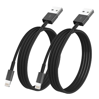 iPhone Charger, [Apple MFi Certified] 2Pack 3ft Fast Lightning Cable for Long iPhone Cable Cord, Apple Charging Cable Cord for iPhone 12/11 Pro/11/XS MAX/XR/8/7/6s/6/5S/SE iPad/Air Original Black