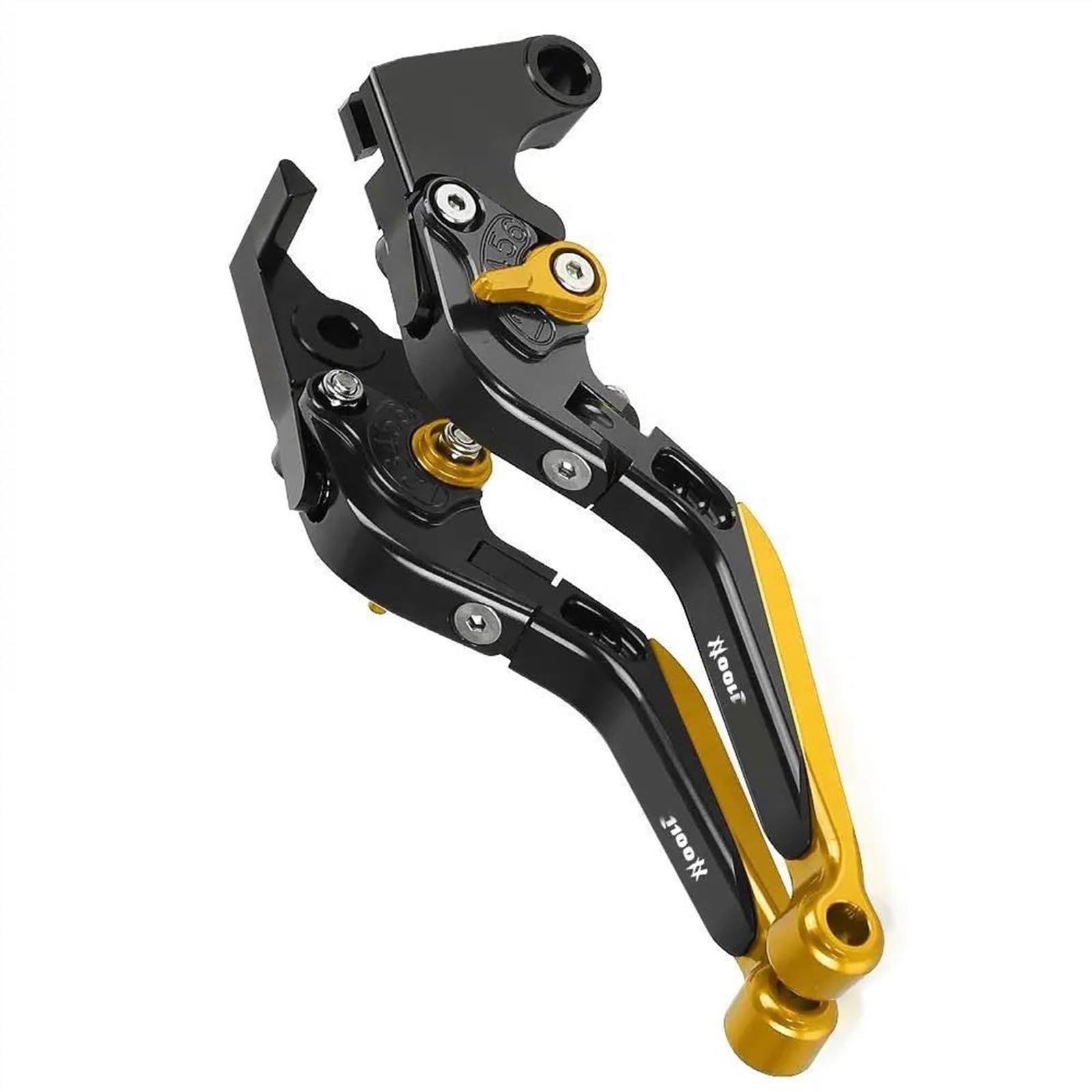 Leviers de frein moto Honda CBR1100XX en aluminium CNC noir finition premium