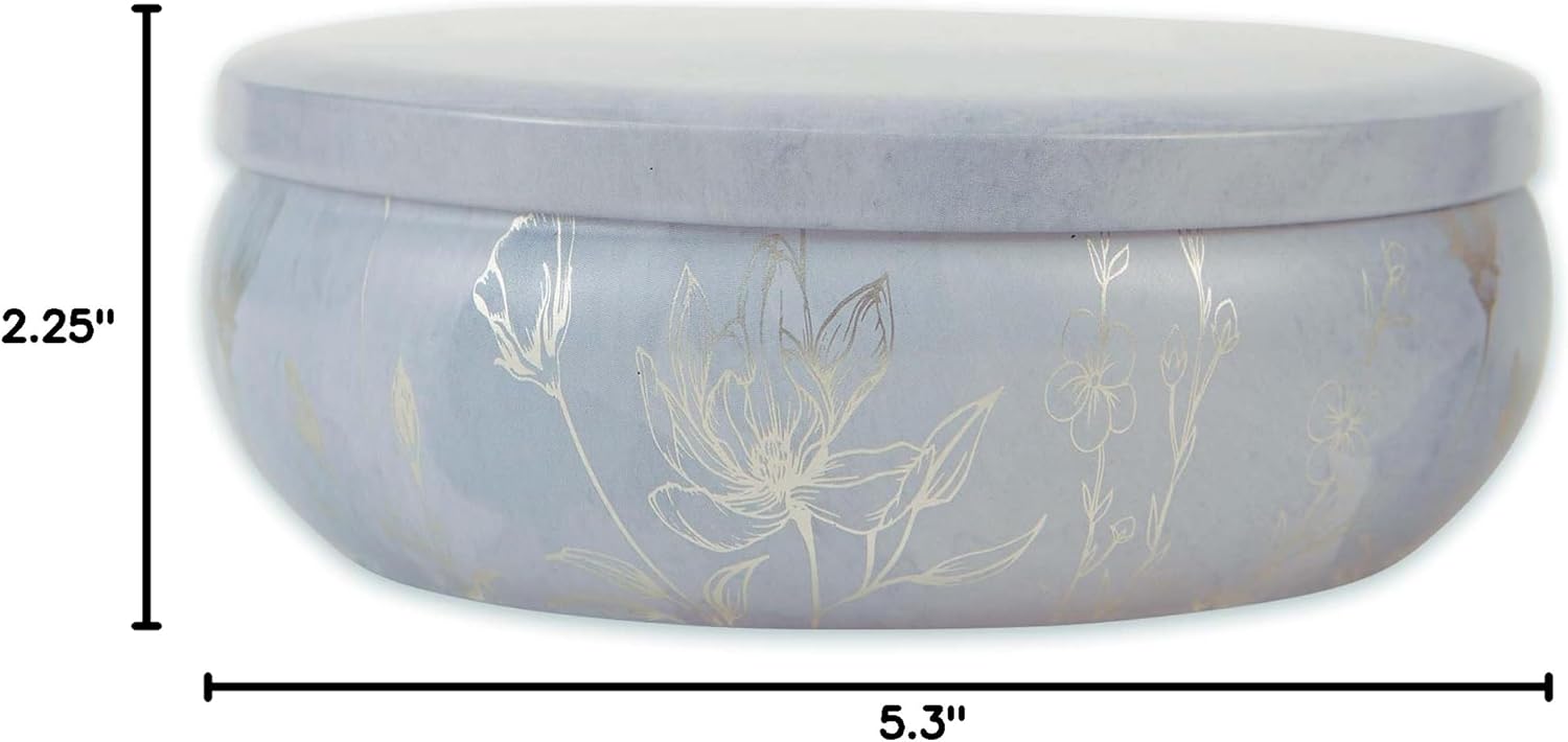 Pre de Provence Heritage Home Fragrance Collection Three Wick Candle Tins, 10.5 oz, Milk