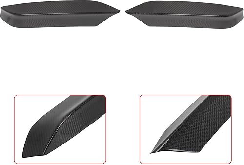 Vista 16 de SCITOO Alerón de labio delantero para Hyundai Elantra 2017-2018 para parachoques delantero negro brillante