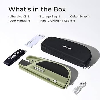 Amazon.com: LiberLive C1 Stringless Smart Guitar, Foldable Travel