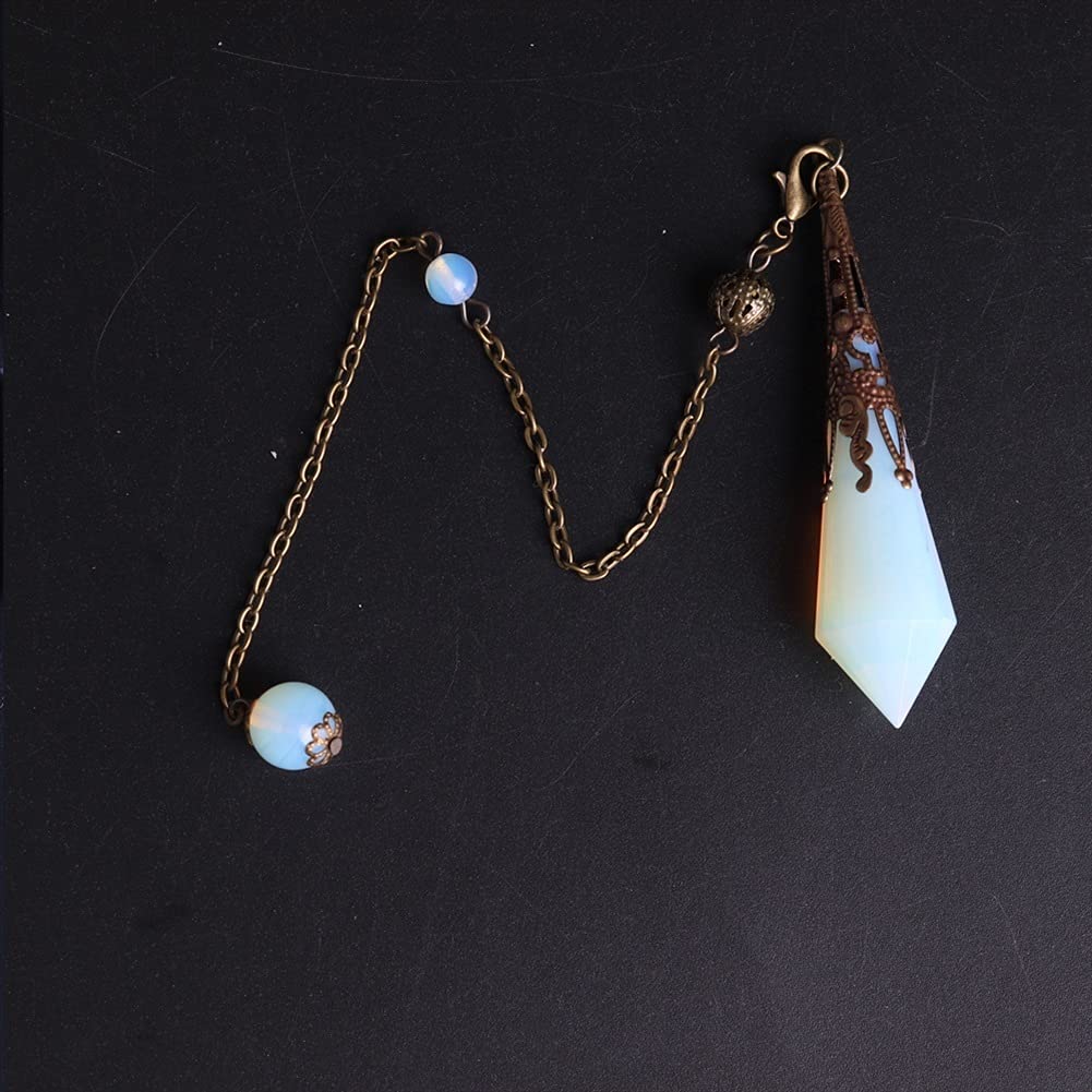 Joyería Fina de Cristal, Cristal de Cuarzo, amatistas, Piedra Natural, péndulo, Amuleto, Colgante, Collar Druzy para adivinación, 1 Pieza de Piedra (Amatista)