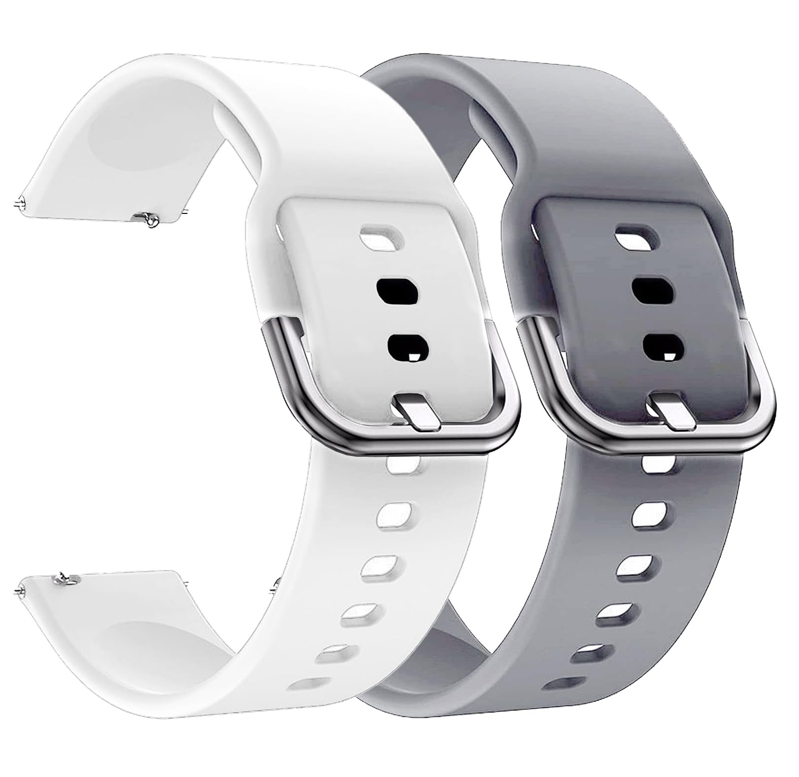 Matrix Accessorize 22Mm Softest Silicone Replacement Watch Strap For Boat Xtend, Boat Xtend Pro, Noise Colorfit Pulse 2 Max, Noise Pulse Go Buzz (22Mm) (White - Grey) (B0CC25V2LQ) Amazon Price History, Amazon Price Tracker