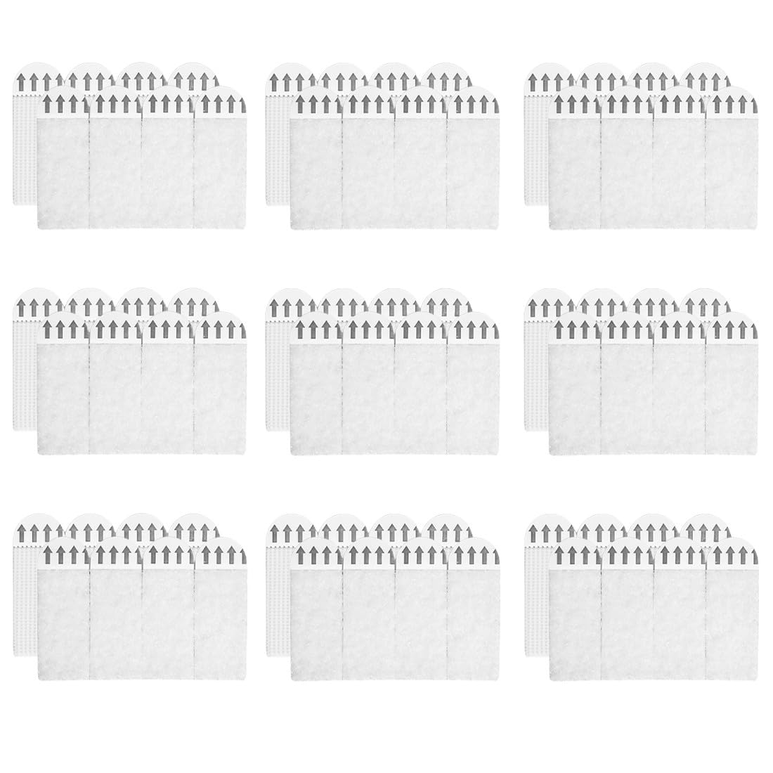XENQITO 36 Pares Tiras Adhesivos para Colgar Cuadros Grandes, Cuelga Facil Cuadros sin Clavos, Pegar Cuadros sin Clavos Pared, Cuelga Cuadros sin Clavos para Marcos y Adornos Navideños