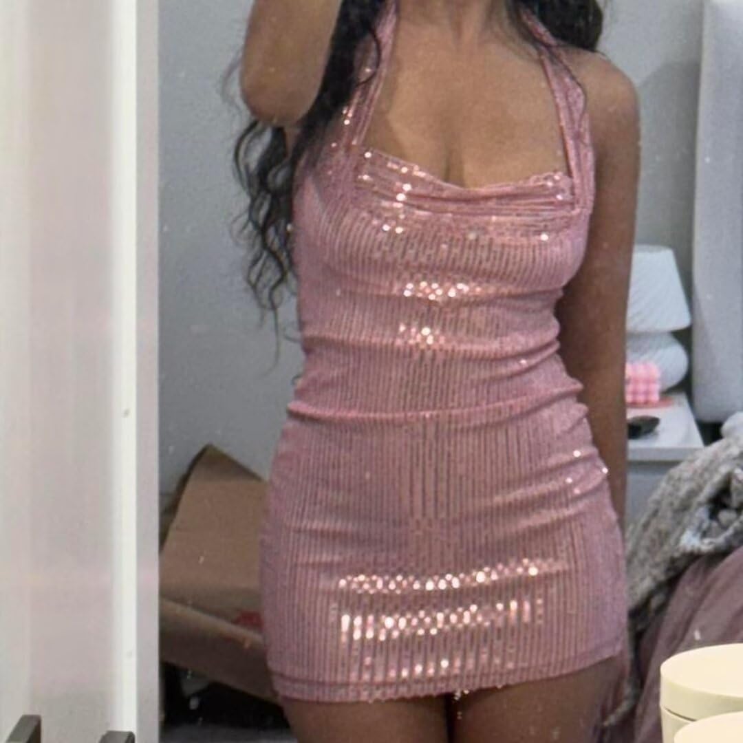 Sequin Short Homecoming Dresses for Teens 2025 Sparkly Mini Cocktail Party Gowns HOCO Dresses