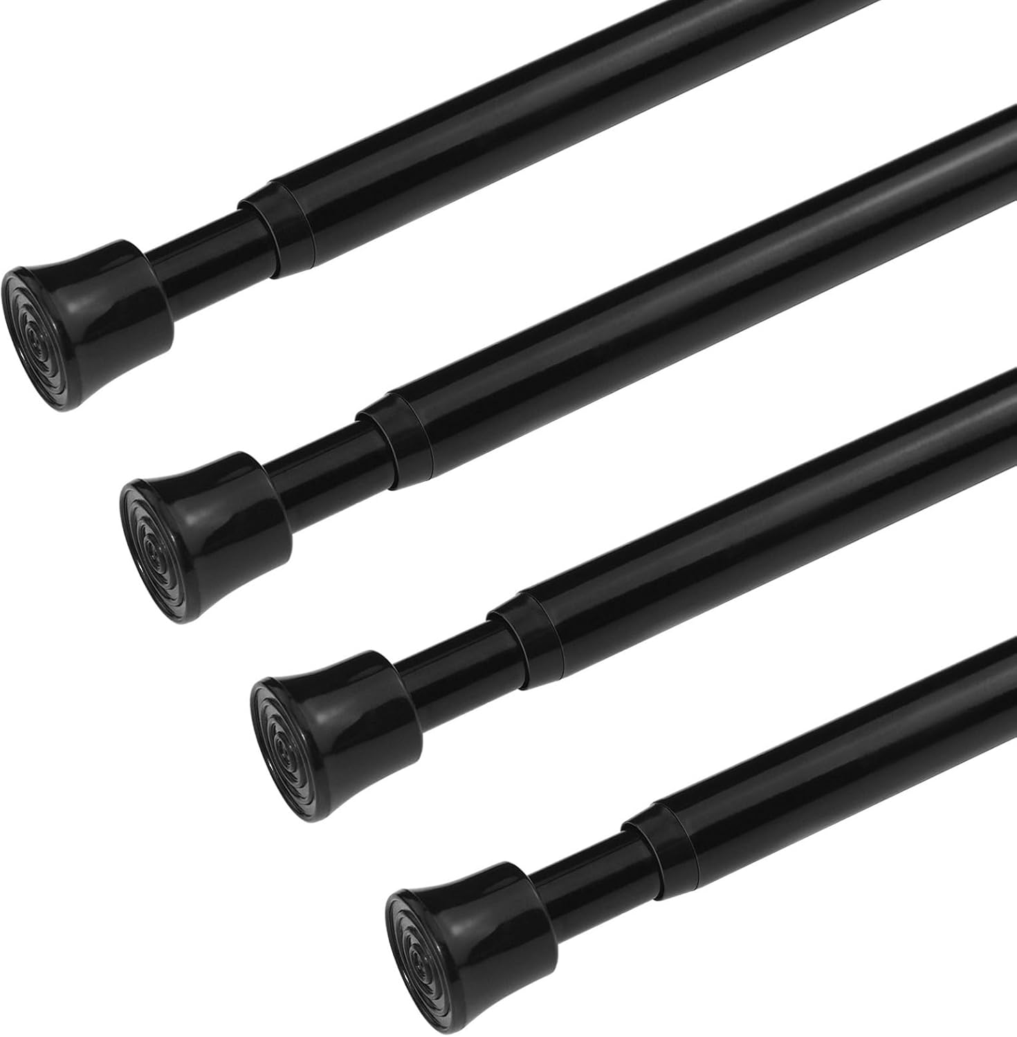 KXLife 4Pcs Tension Curtain Rod Adjustable 2840 Inch