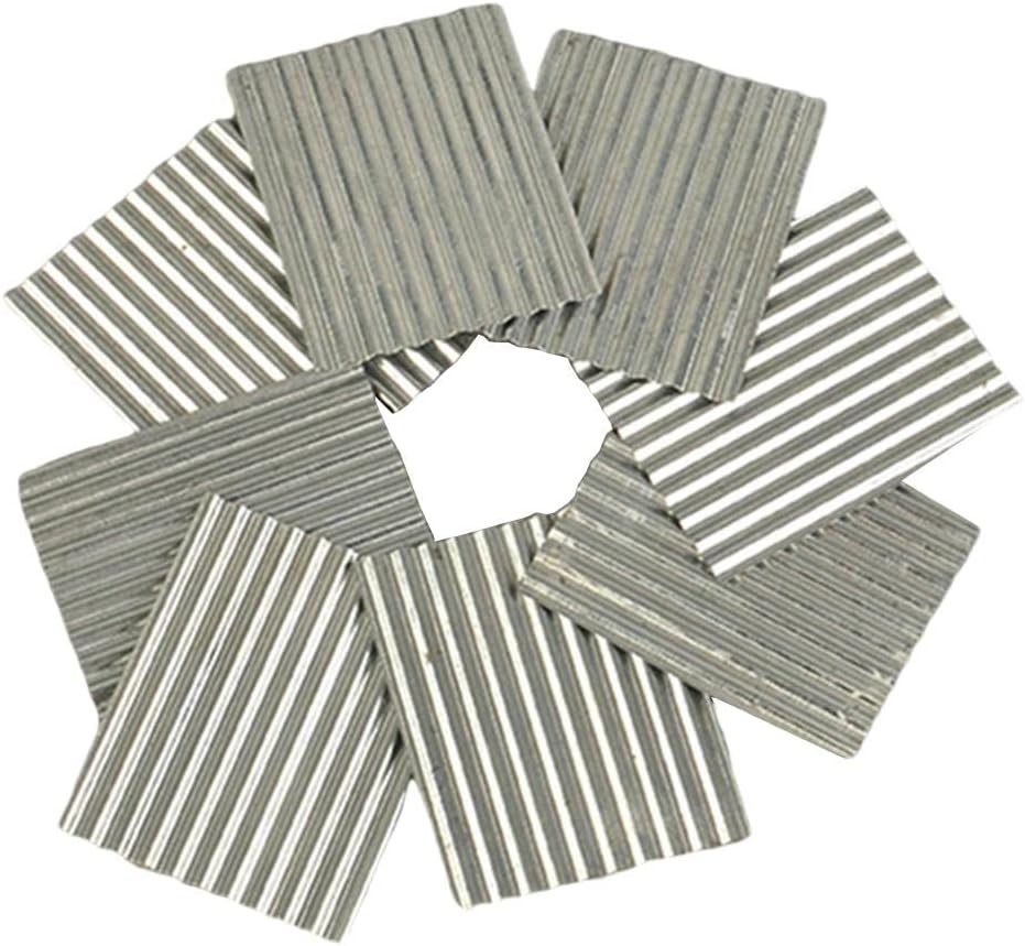 1:35 Scale Steel Shed Corrugated Tile Set, 8 Pcs Iron Miniature Roof Tiles for Diorama Building and Sand Table Layout