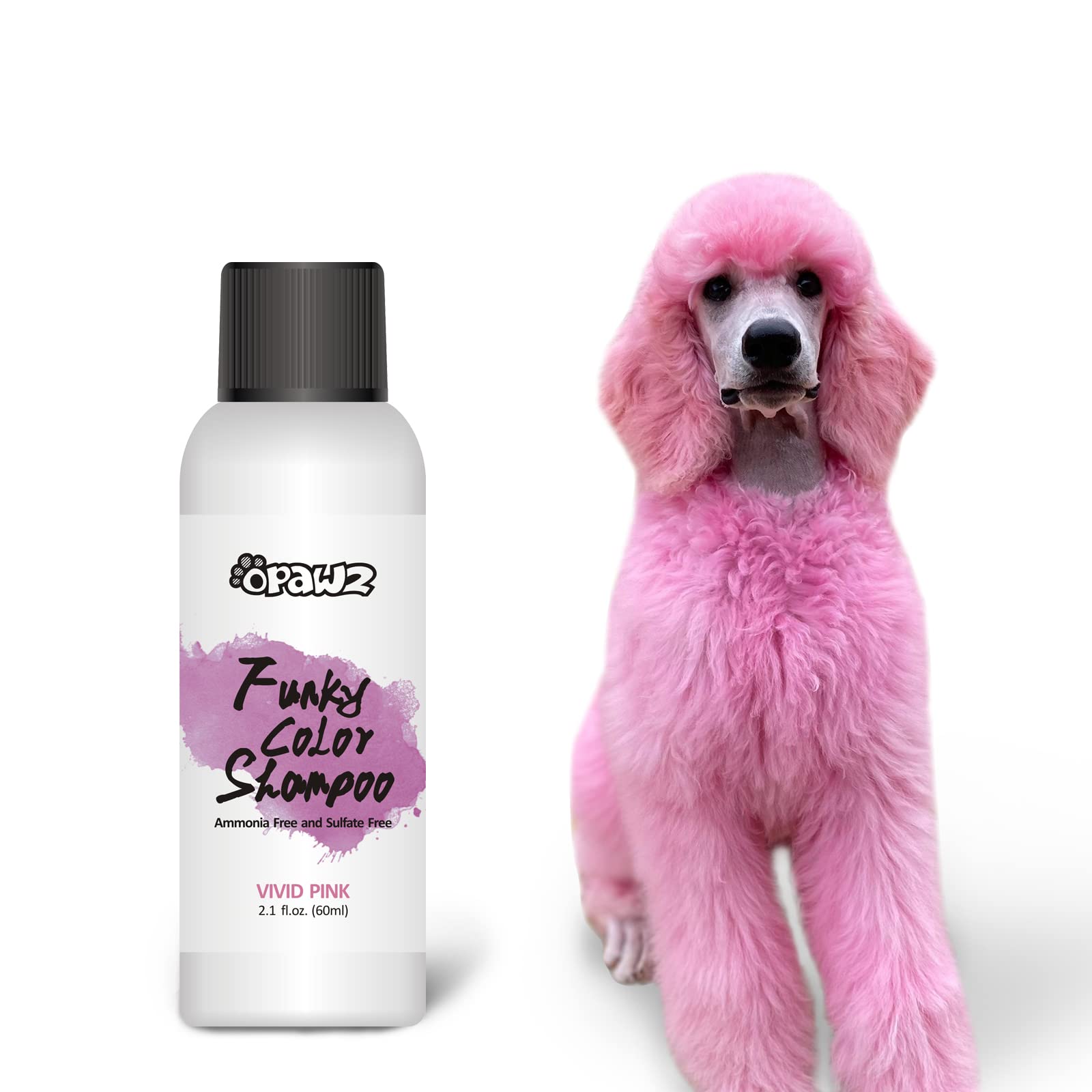 Opawzcolor Depositing Shampoo For Dogs Semi Permanent Dog Hair Dye