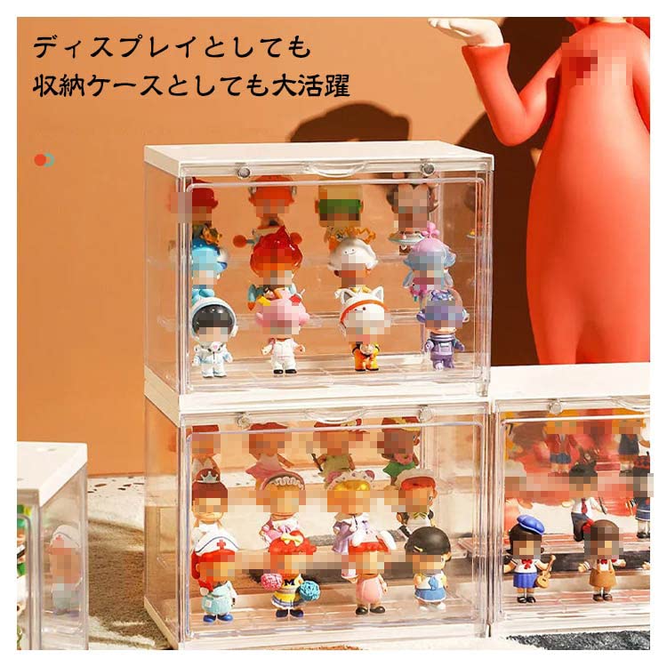 Amazon.co.jp: フィギュアケース 透明ディスプレイケース 3段