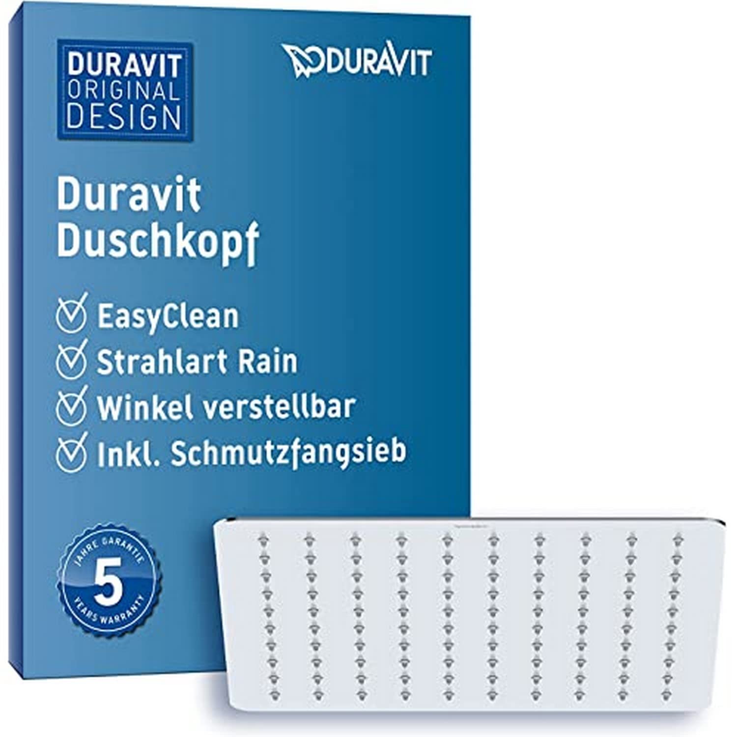 Duravit D300 Chrome Square Shower Head