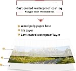 100 Sheets 4x6 Inch Glossy Photo Paper, 230GSM Glossy Inkjet Printer Paper for Dye Ink,Waterproof Professional Photographic Paper Works with Inkjet Printers