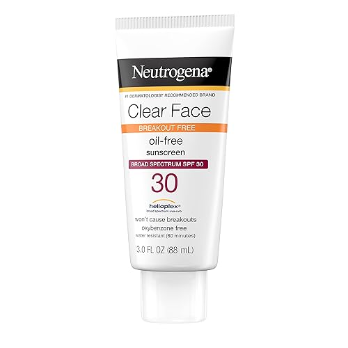 Miniatura 15 de Neutrogena Clear Face Sunscreen Lotion for Acne-Prone Skin, Broad Spectrum SPF 30 Facial Sunscreen for Oily Skin, Fragrance- & Oxybenzone-Free Water