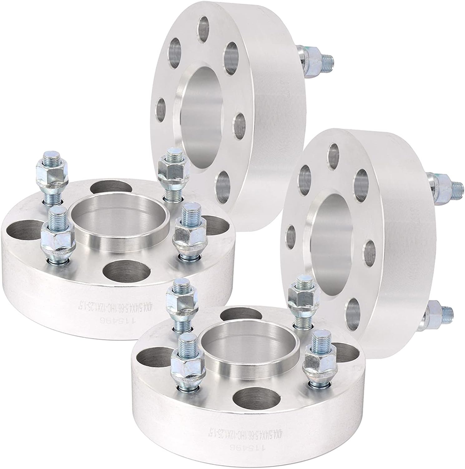 AUTOMUTO 4set HUB Centric Wheel SPACERS 4x114.3 66.1 CB 12x1.25 38mm 1.5" fit for Infiniti M30 Sentra Versa Cube