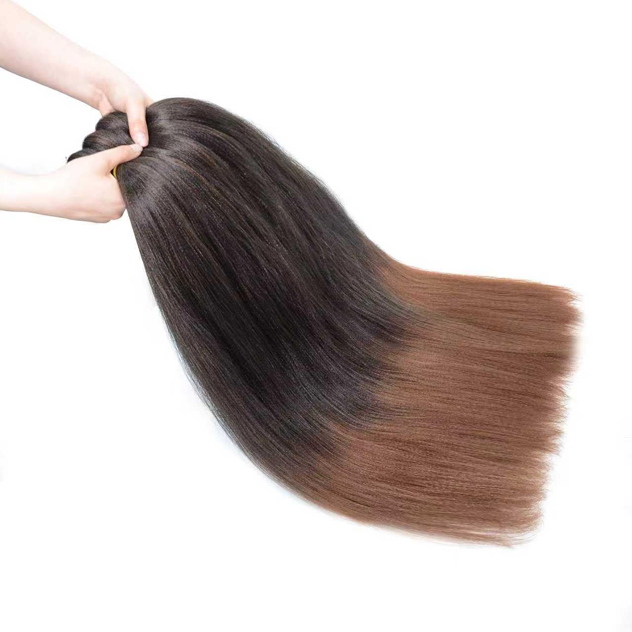 AQINBEL Braiding Hair 26 Inches 8 Bundles/Packs Crochet Twist Pre Stretched Braiding Hair for Braids Yaki Straight Texture Braiding Hair Extensions for Women(30#)