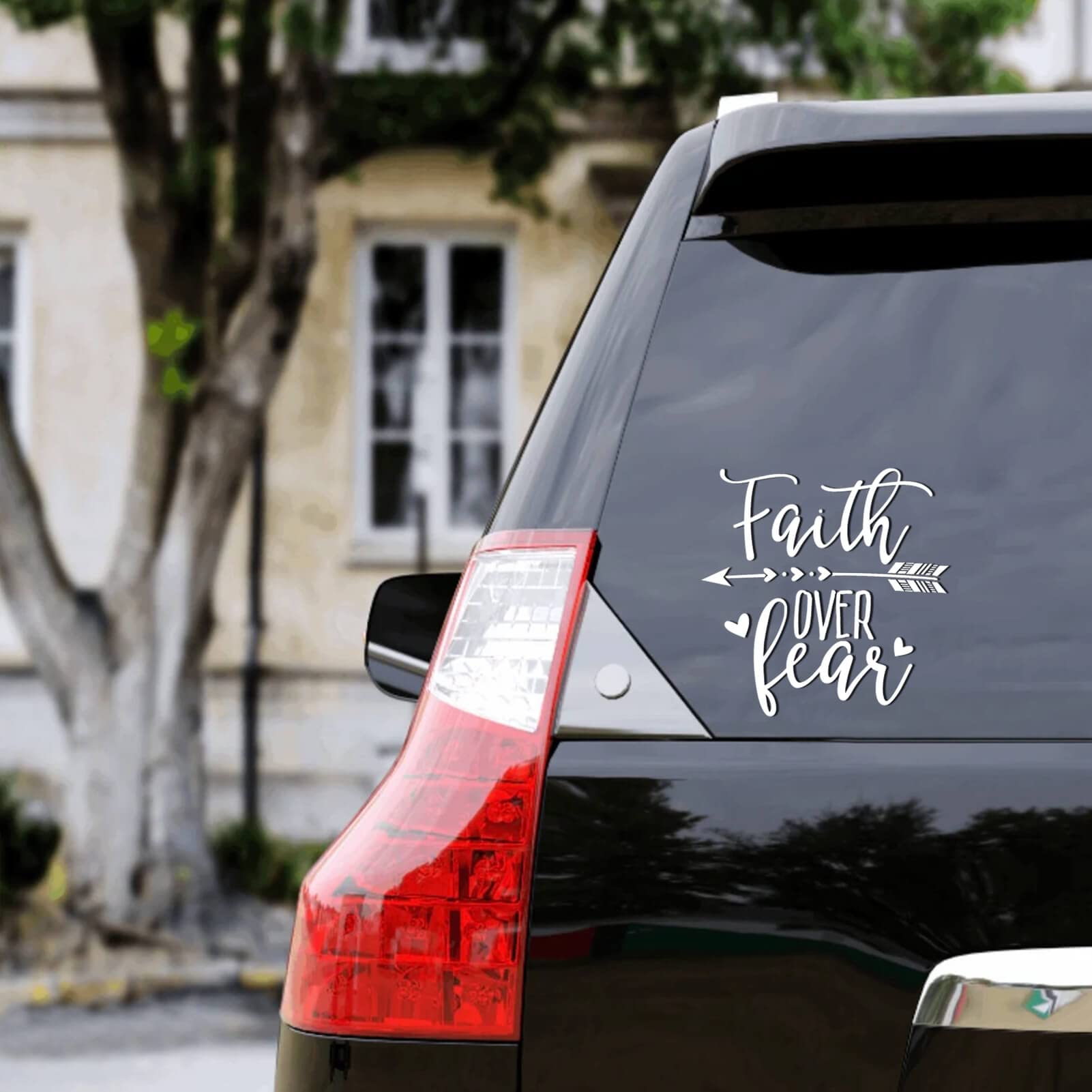 6Pcs Cute Faith Stickers Pack Inspirational Car Accessories Gifts for Women Girl Essentials Decorations Stuff for Automotive Spiritual — view 3