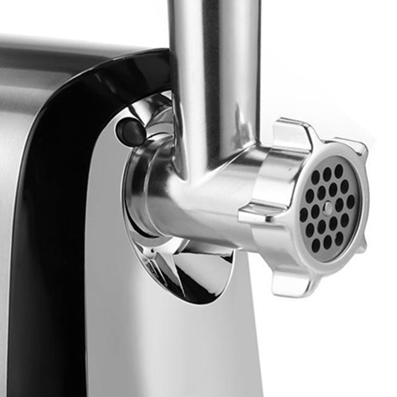 Picadora de Carne Eléctrica de Acero Inoxidable de 3200W, con Accesorio para Embutir Salchichas para Alimentos para Bebés y Uso Multifuncional en la Cocina