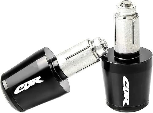 7/8 pulgadas 0.866 in extremo de manillar de motocicleta de aluminio empuñaduras tapa engranaje balanceado enchufe para CBR 250R 300R 400R CBR 250RR