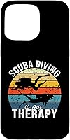 Vista 30 de Funda para iPhone 12 Pro Max Scuba Diving Is My Therapy Scuba Diver