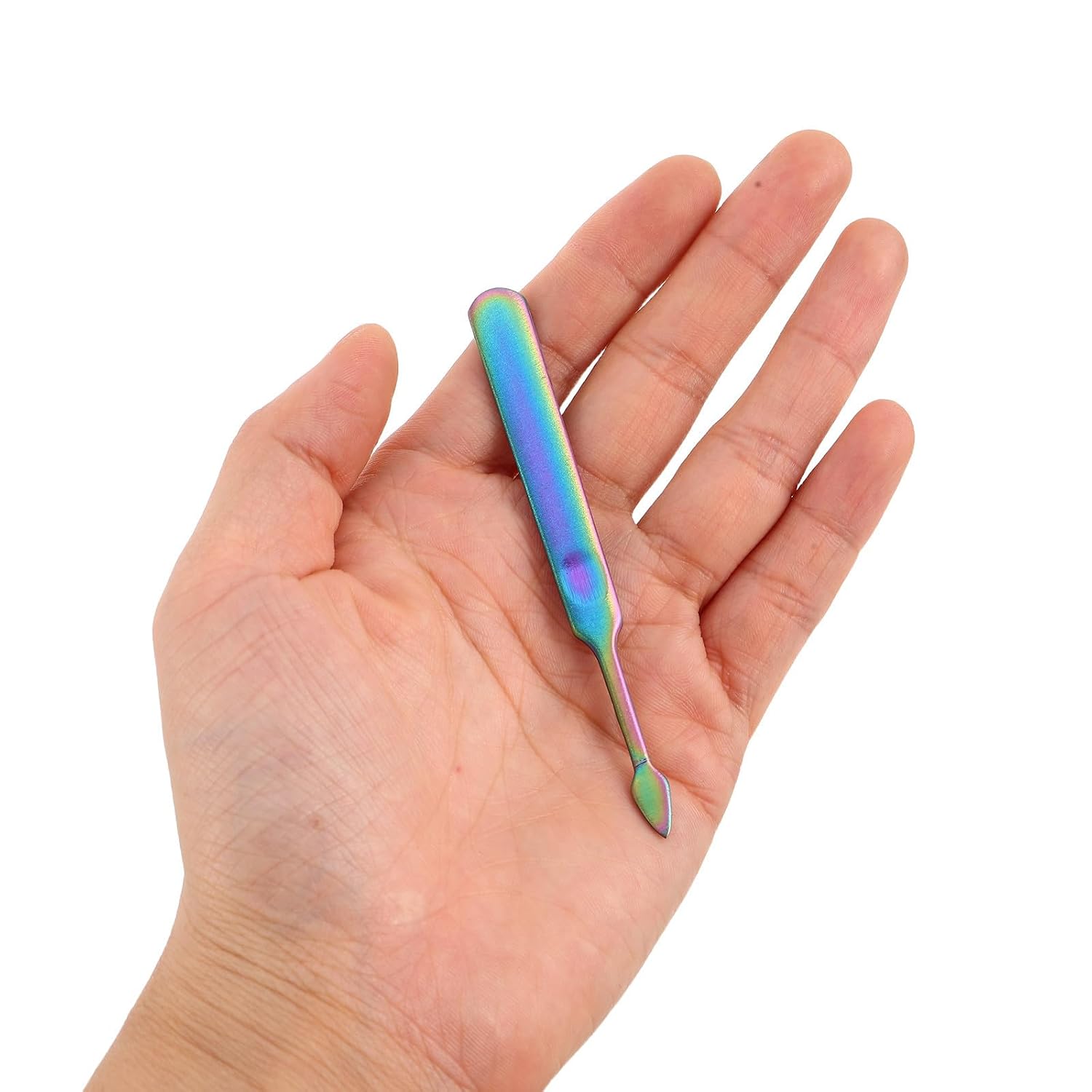 3pcs Stainless Steel Cuticle Pusher Fork for Nail Polish Removal