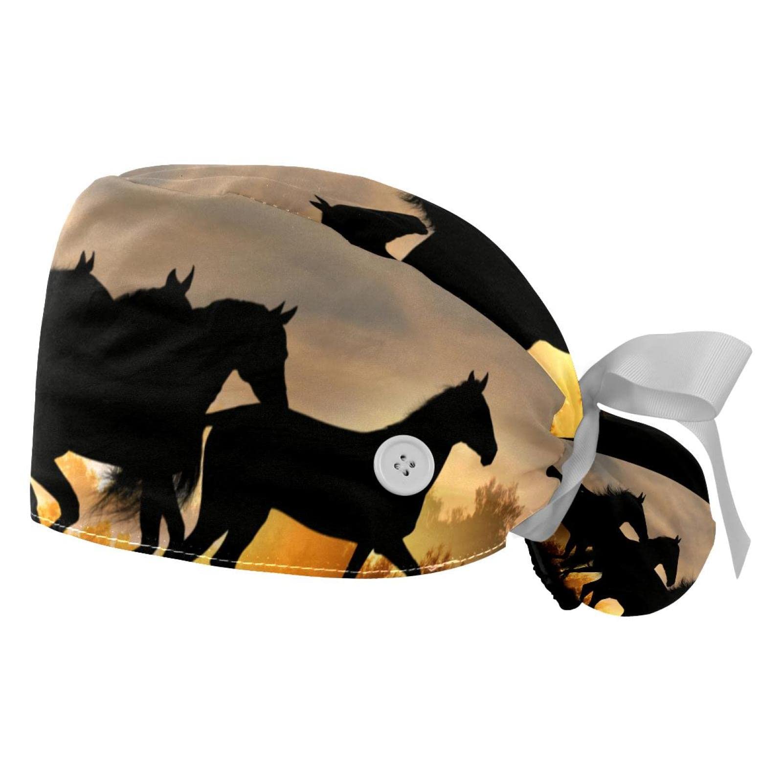 Chapeaux de travail anti-transpiration JDEZ casquettes bouffantes chevaux sauvages confort