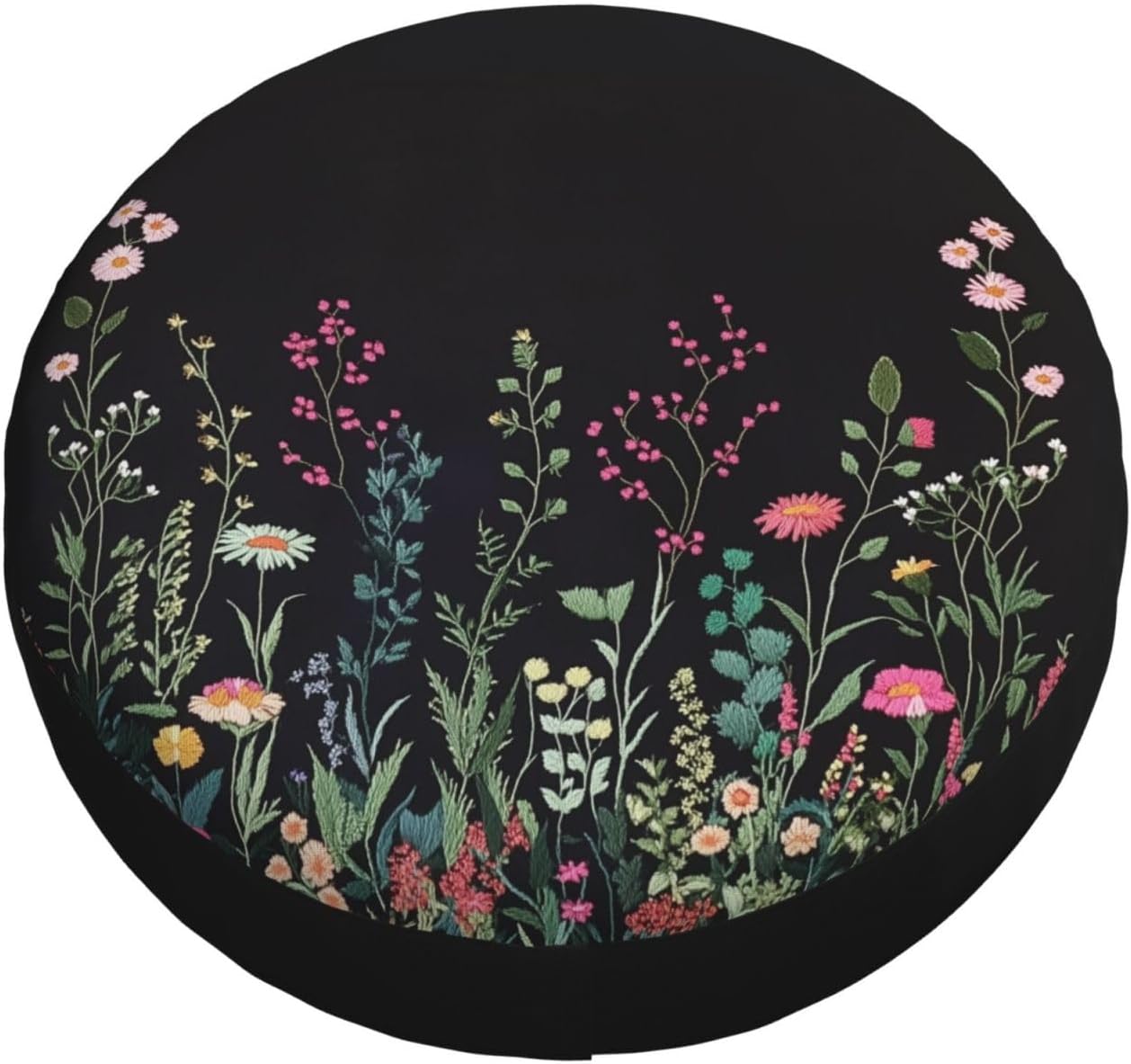 Wildflower Plant Spare Tire Cover Wheel Protectors for Rv Camper Travel Trailer SUV Truck 14 Inch