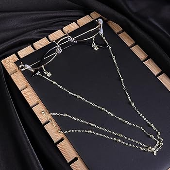 Wiwpar Dainty Eyeglass Chain Holder Glasses Chain Necklace