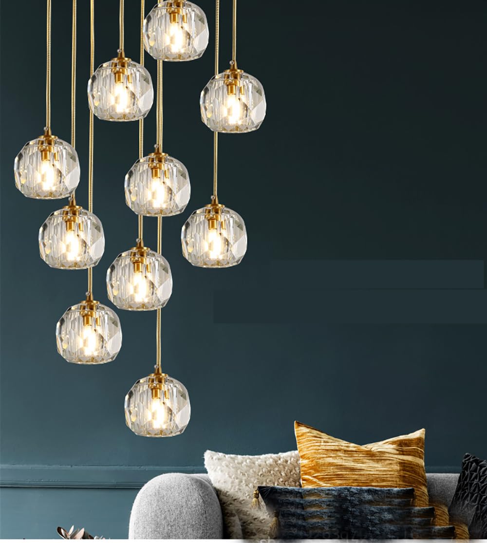 Lustre de luxe art créatif pour illuminer vos moments de vie en famille