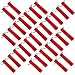 Crqes 30 Pcs Red Velvet Pen Pouch Sleeve Holder Single Pen Bag Case Pencil Bag