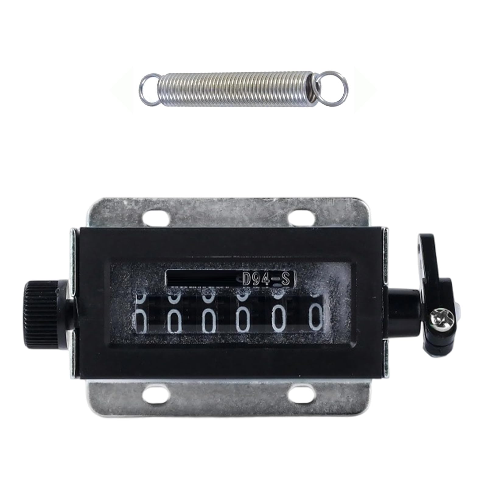 Rgybao Six Digit 5 Digit / 6 Digit Manual Counter Hand Counters 0-99999/0-999999 Mechanical Resettable Pull Strokes Clickers Counter Metal Pull Industrial