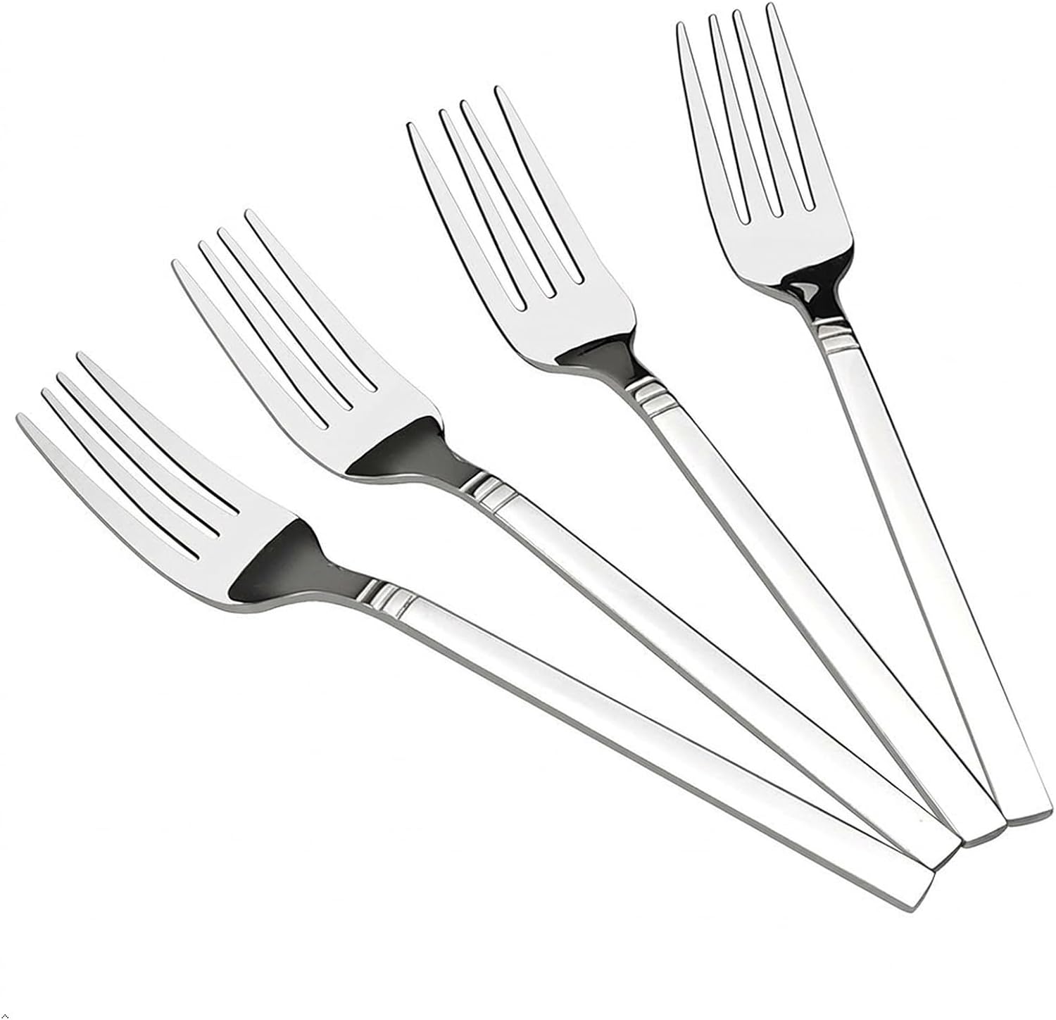 12-Piece Stainless Steel Dessert Forks, Small Fork