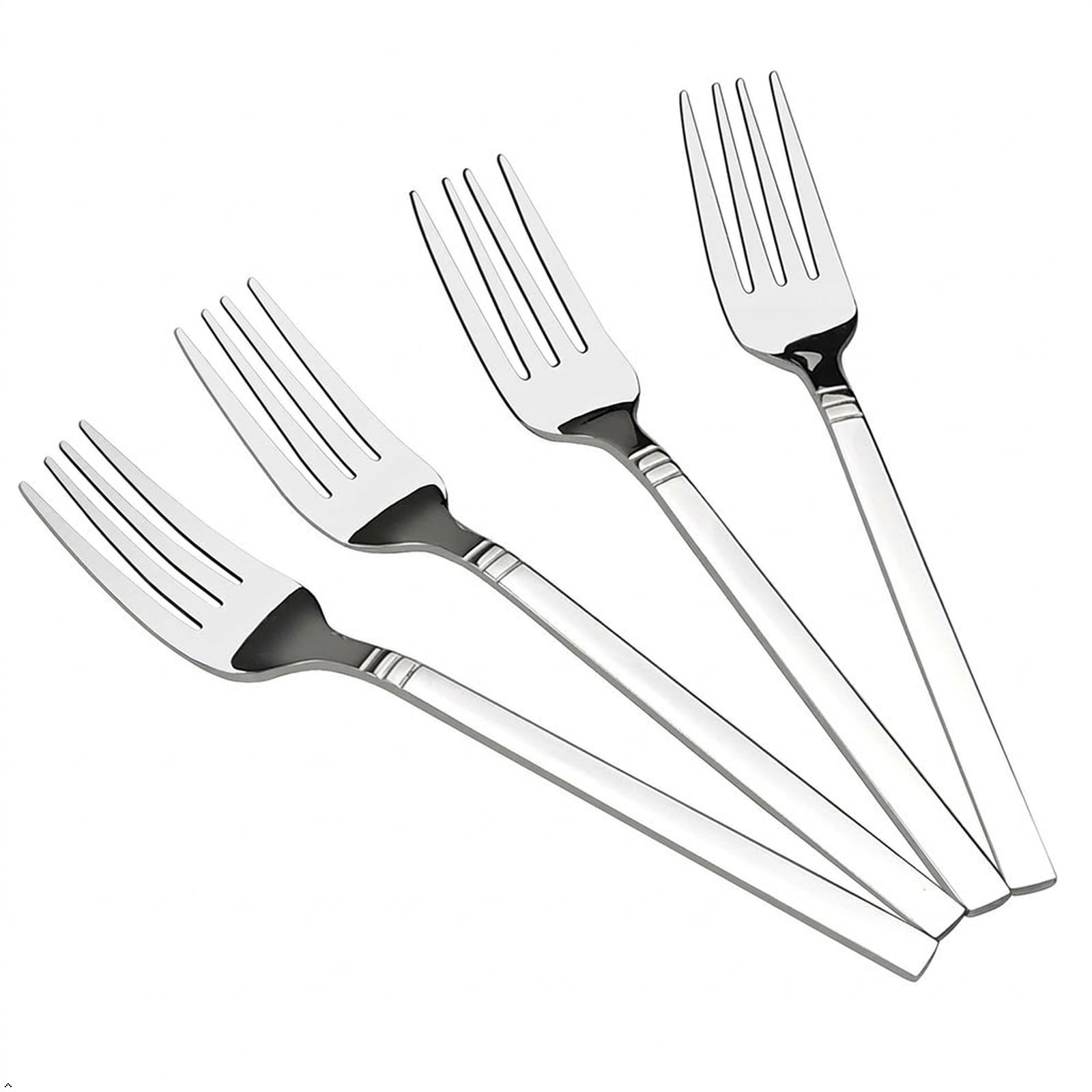 12-Piece Stainless Steel Dessert Forks, Small Fork